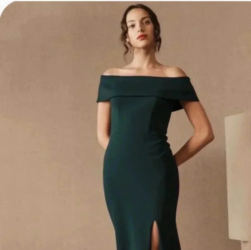 Emerald Green Bhldn Dress